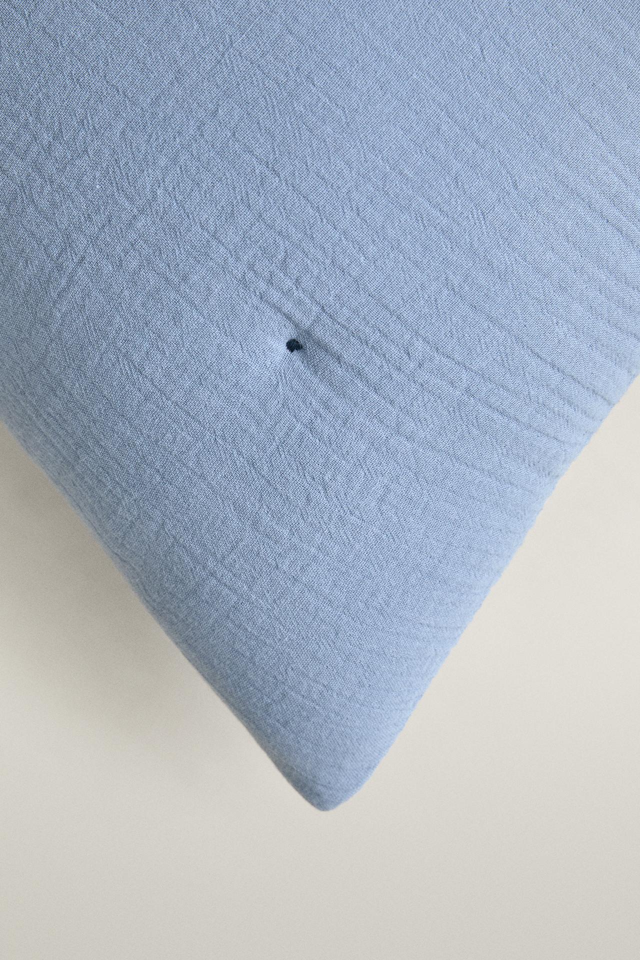 KIDS' CHIFFON THROW PILLOW COVER — Blue