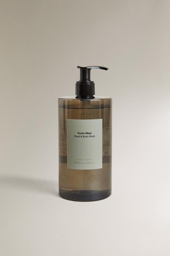 (500 ML) SABONETE LÍQUIDO DE MÃOS E CORPO POETIC MIND - Rosa-polvilhado da Zara - Imagem 0