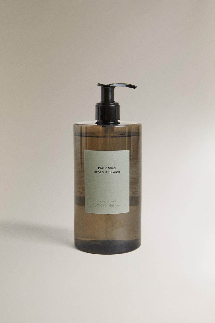 (500 ML) POETIC MIND LIQUID HAND AND BODY SOAP — Dusty pink