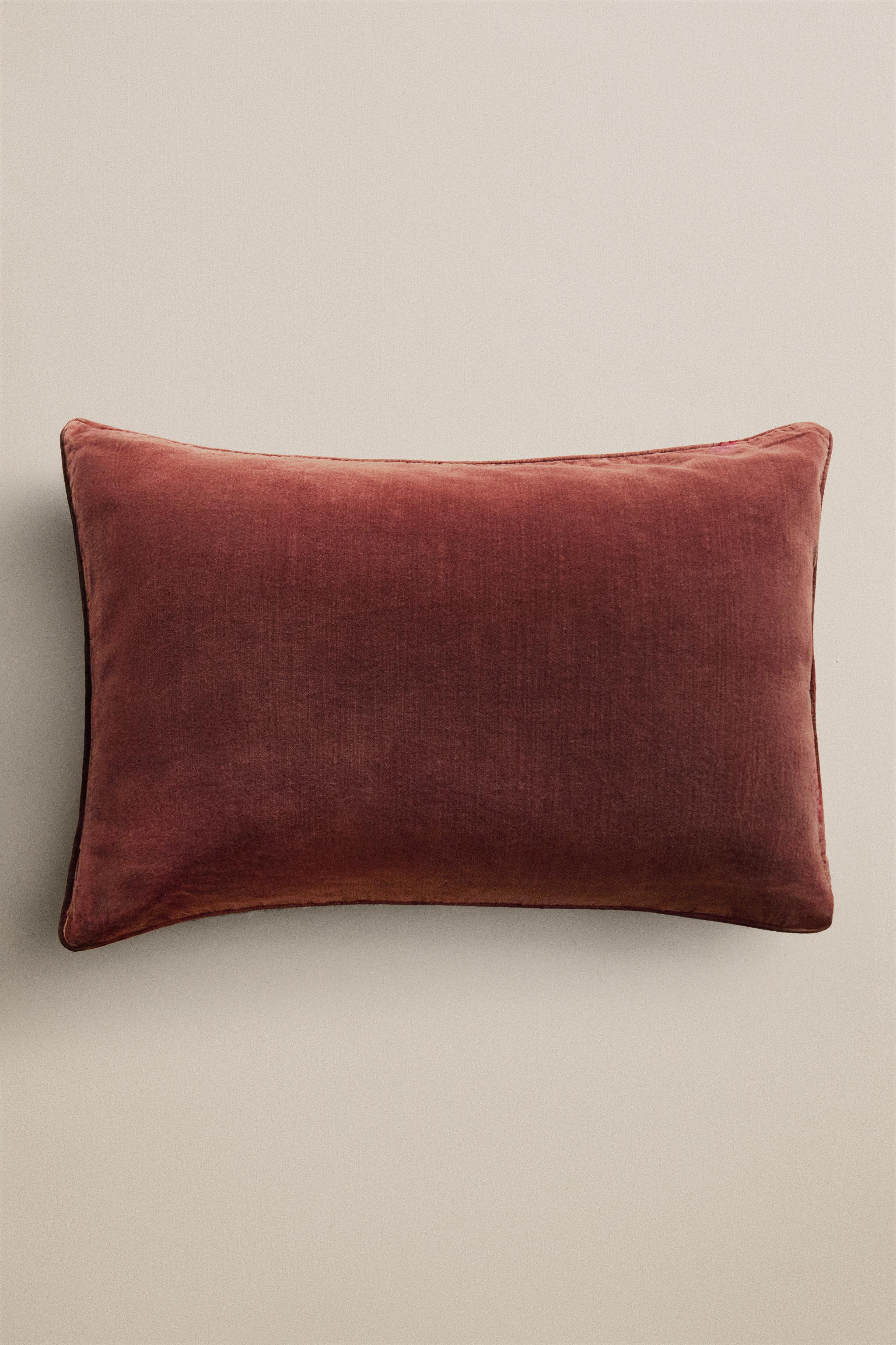 VELVET THROW PILLOW COVER