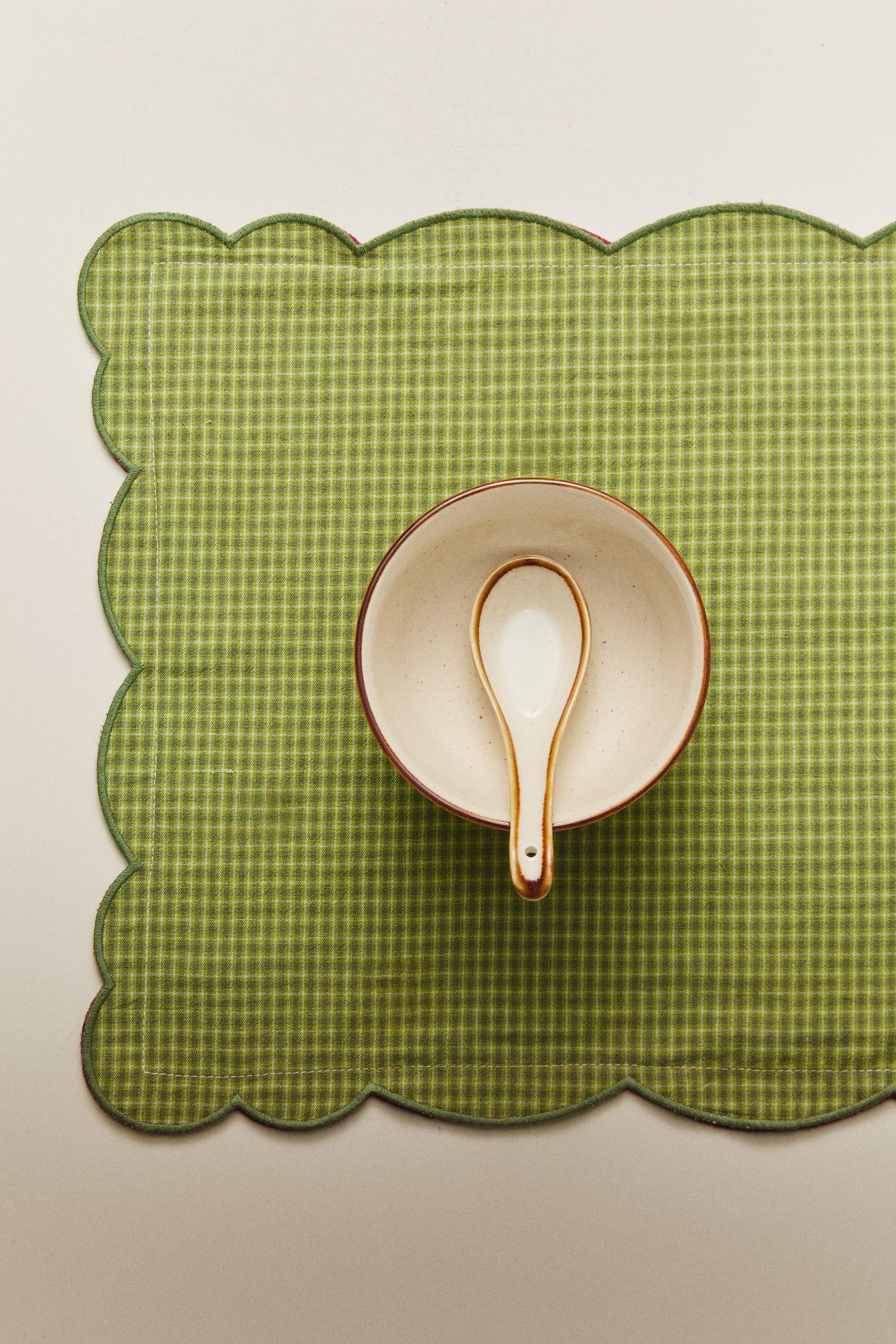 SET DE TABLE VICHY RÉVERSIBLE