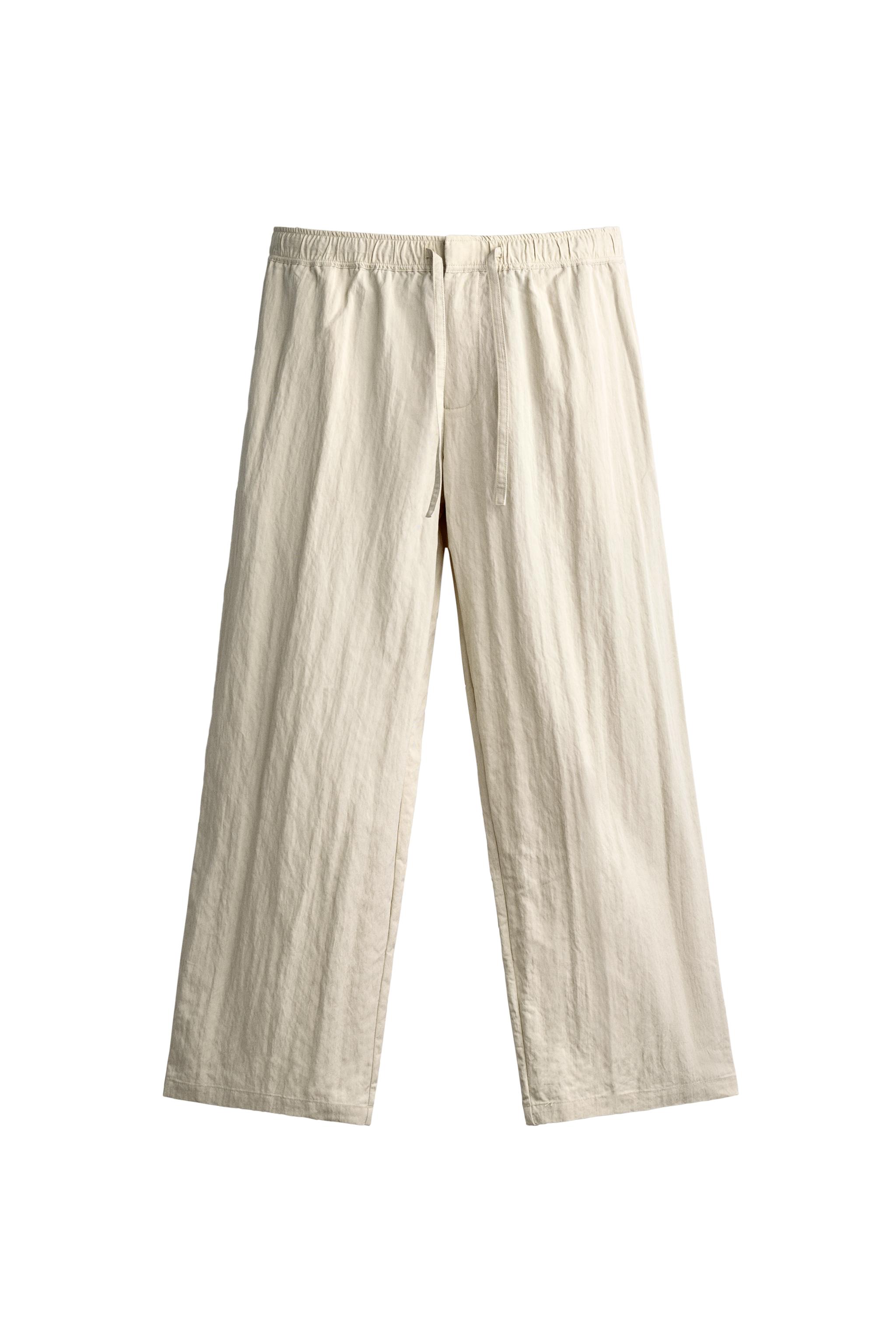 PANTALÓN TÉCNICO RELAXED FIT EFECTO ARRUGADO