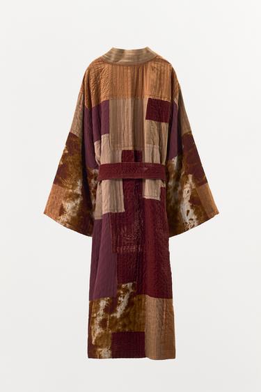 KIMONO LONG AVEC PIÈCES LIMITED EDITION - Multicolore de Zara - Image 4