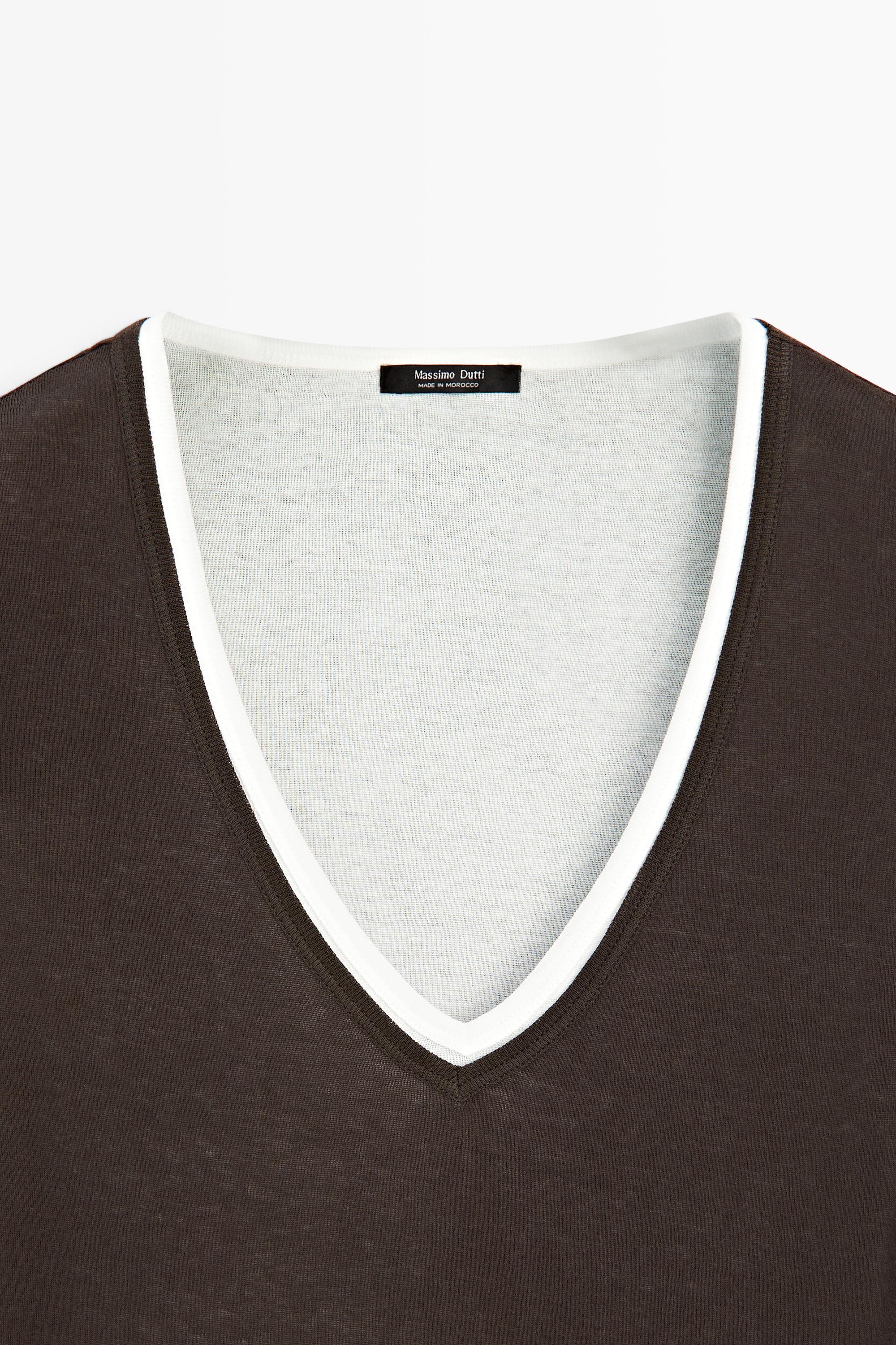 100% cotton double-layer short sleeve T-shirt