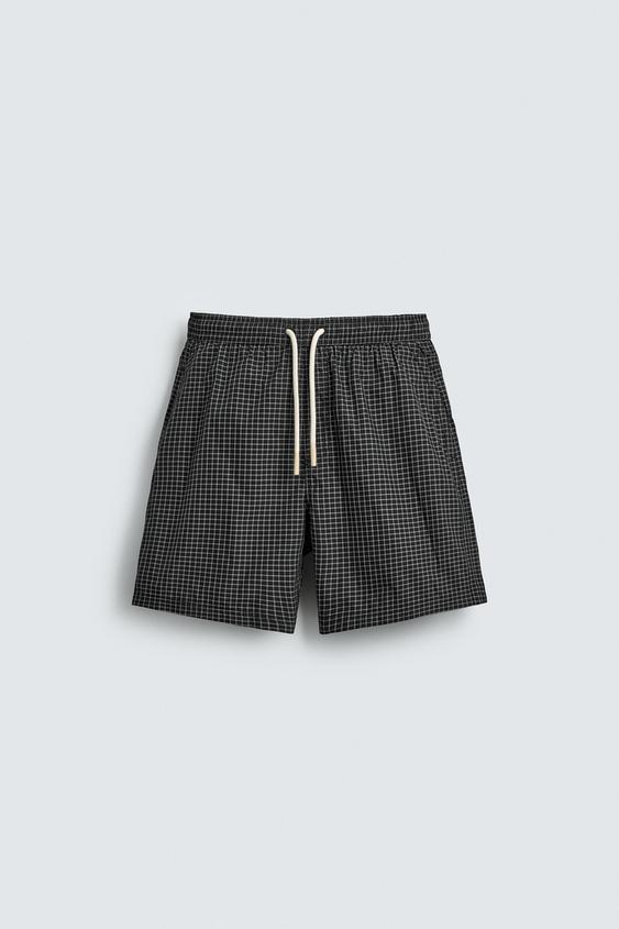 PLAID LONG SWIMSUIT from Zara - $39.90