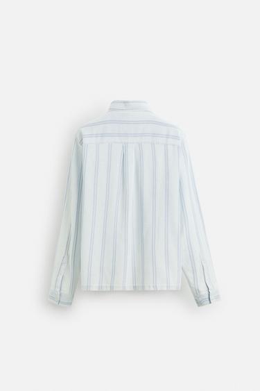 STRIPED TEXTURED SHIRT - striped by Zara - Image 6