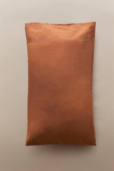 GEKLEURDE KUSSENSLOOP VOOR KIDS - Bruinrood van Zara