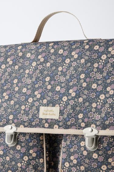 FLORAL SCHOOL SATCHEL - Blue by Zara - Image 2