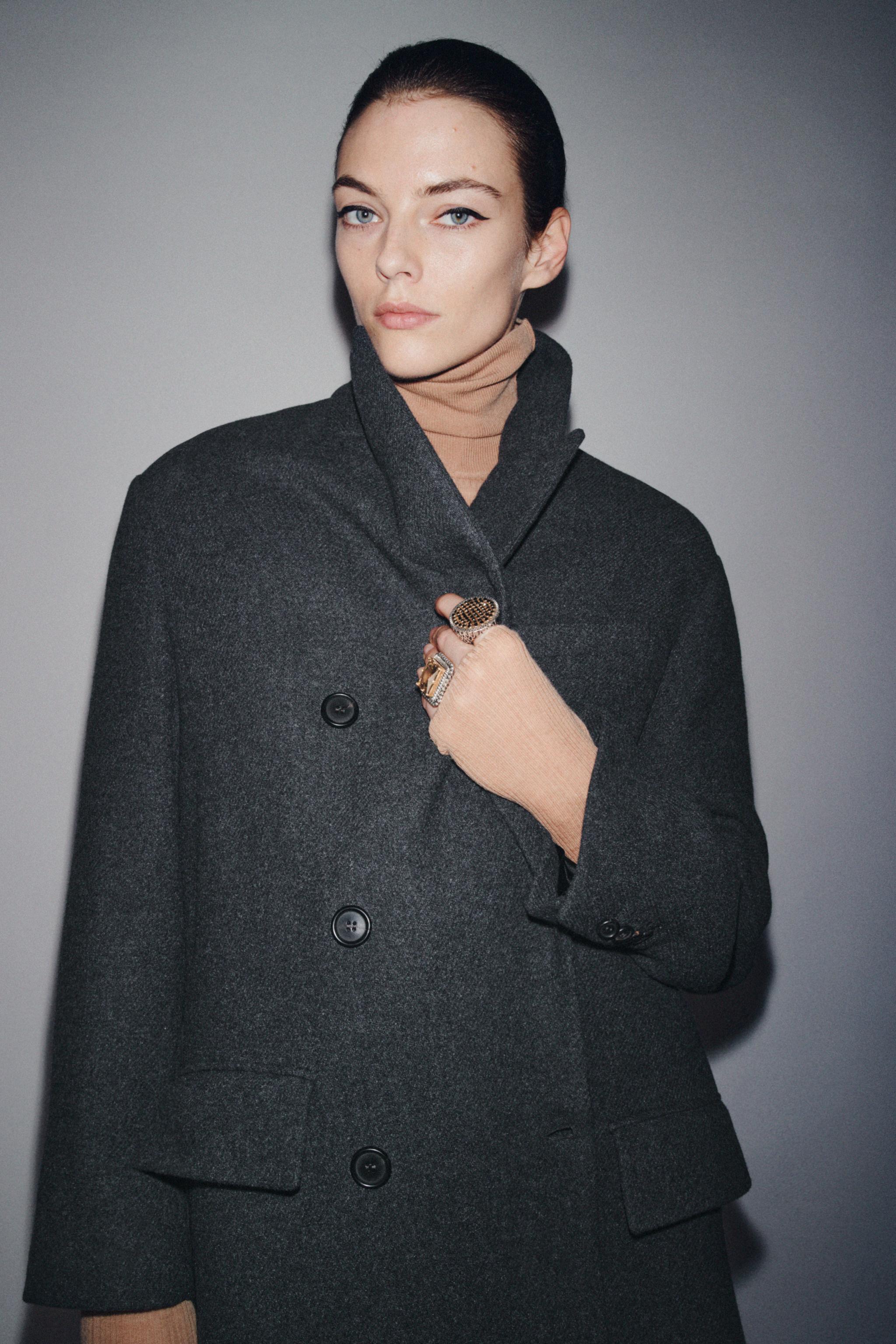 Zara LONG OVERSIZED COAT ZW COLLECTION | Place Rosemère