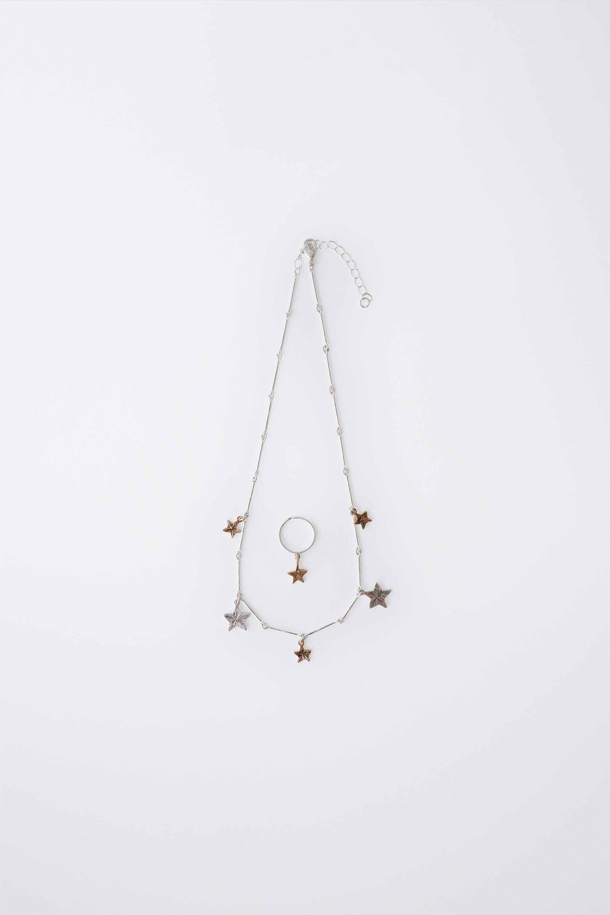 STAR NECKLACE AND RING PACK