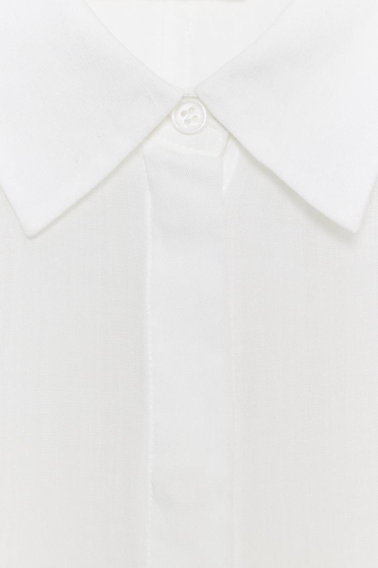 Camisa fluida de corte oversize de la colección ZW 6