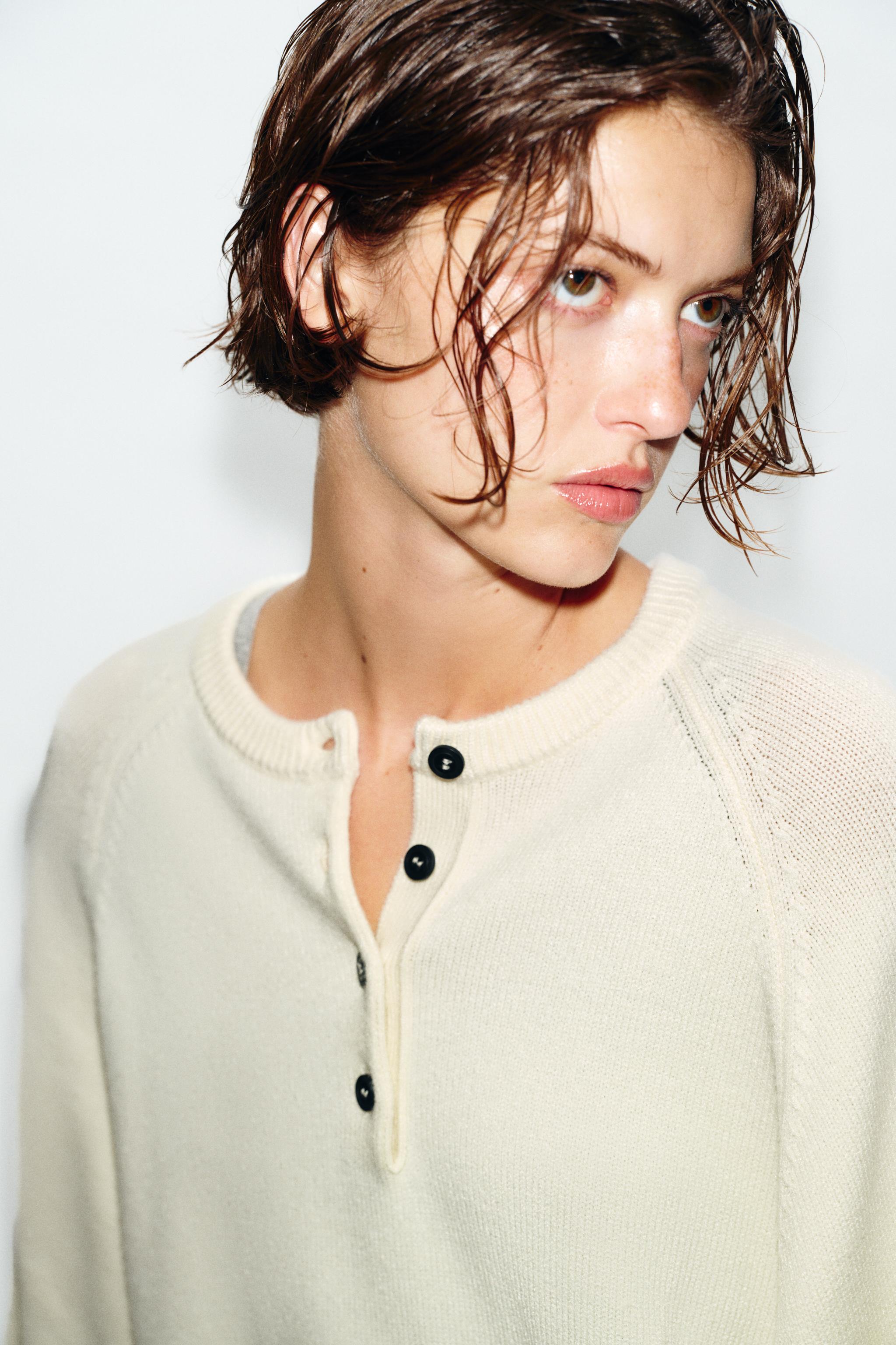 WIDE SLEEVE KNIT JUMPER