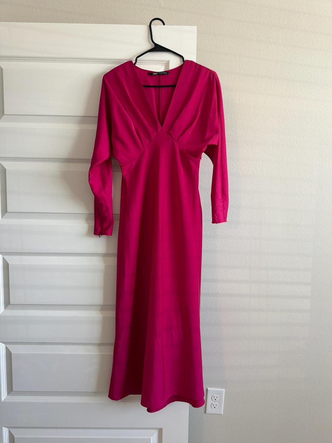 VESTIDO MIDI SATINADO - Image 3