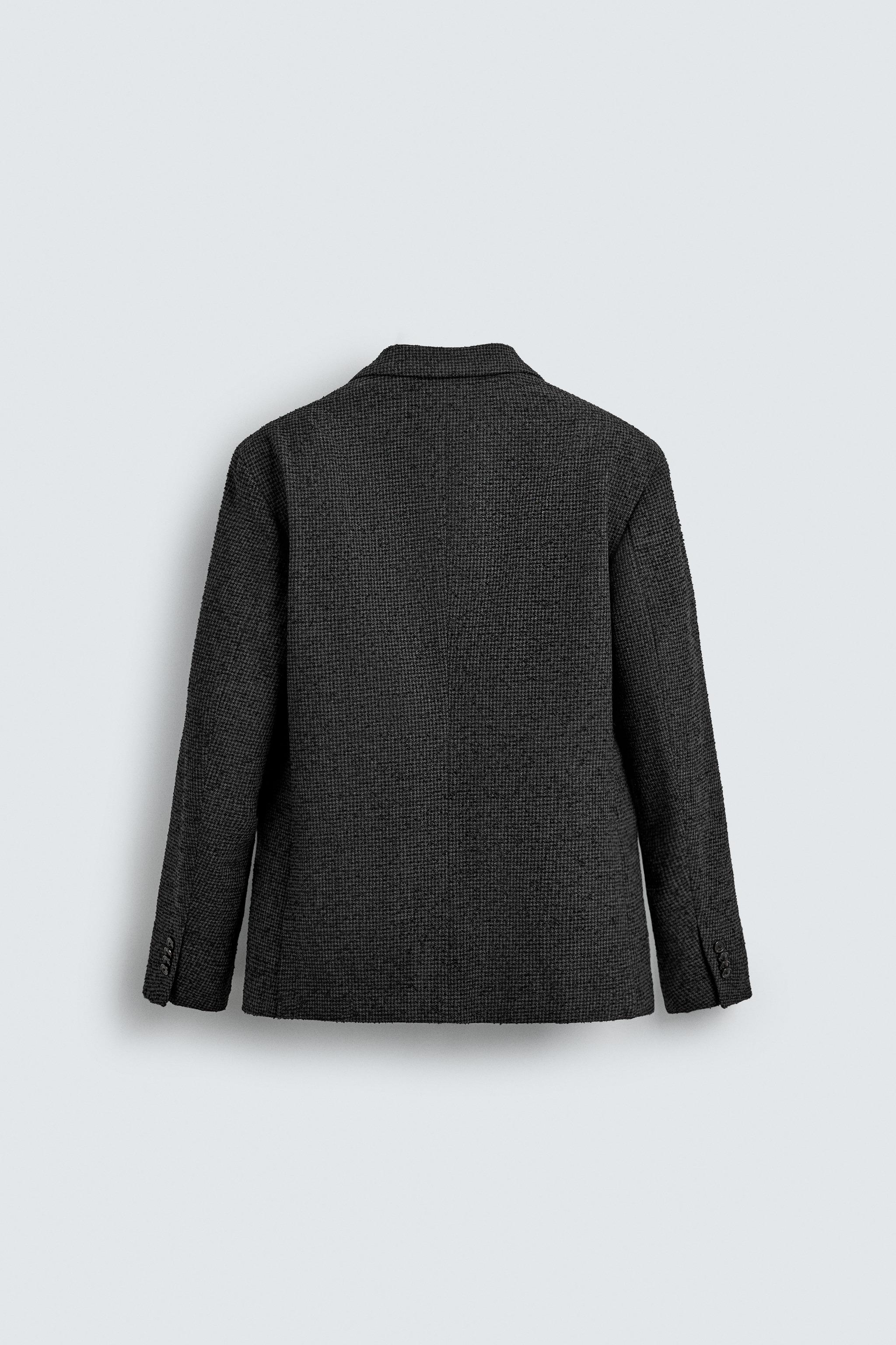 zara ブークレニットブレザー ZARA - zara ブークレニットブレザーの通販 by しげ's shop｜ザラなら