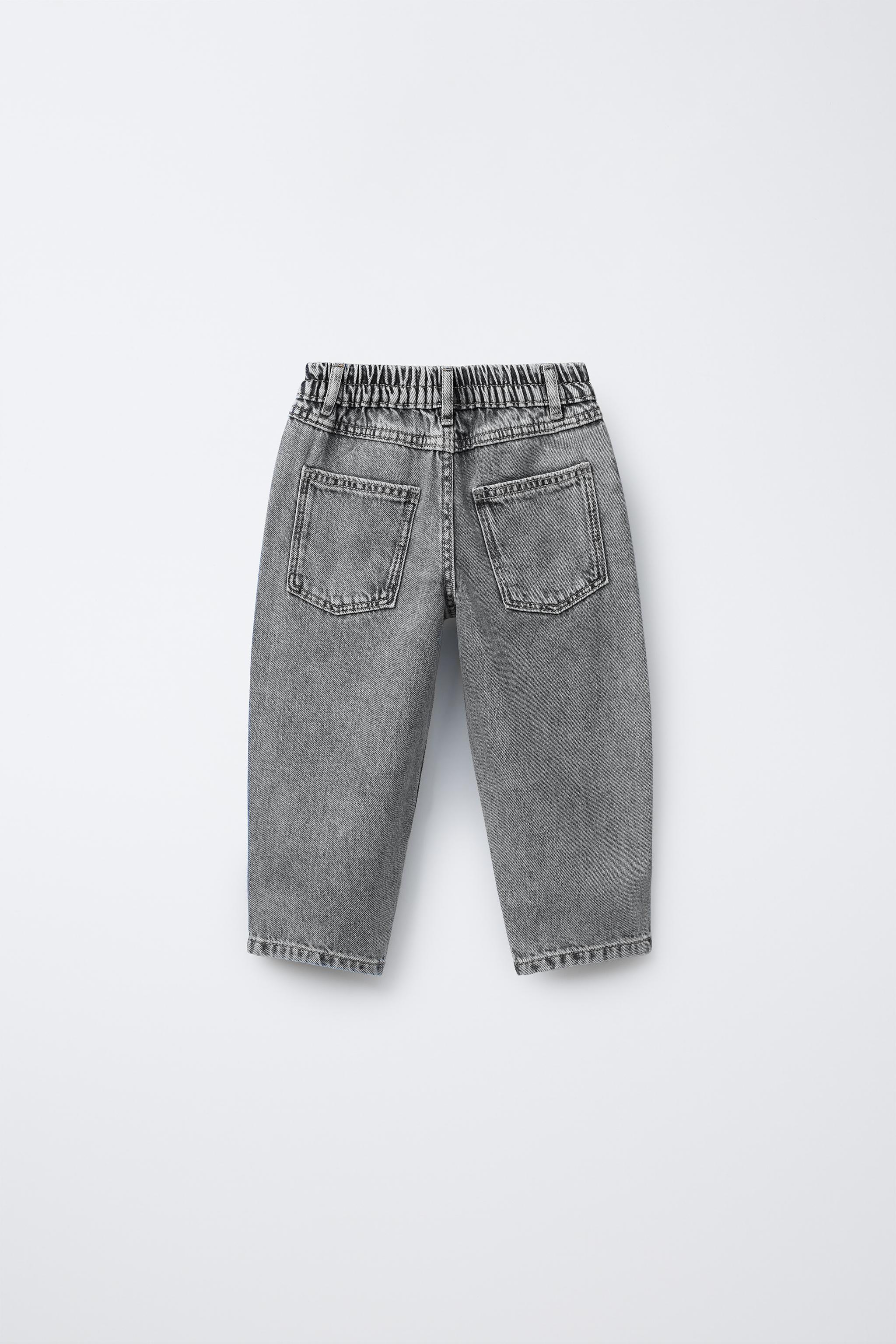 BAGGY DENIM PANTS - Mid-blue | ZARA United States