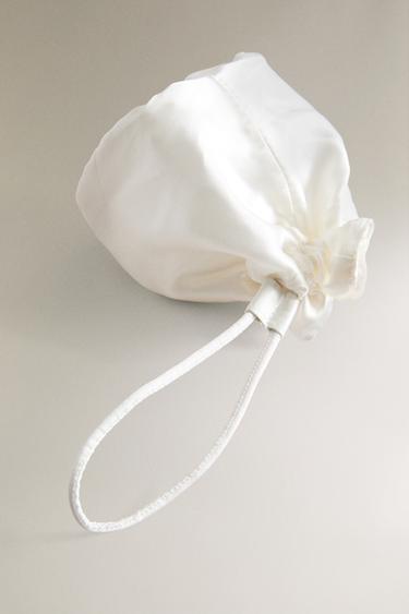 SAC BOURSE SOIE - Blanc de Zara - Image 4