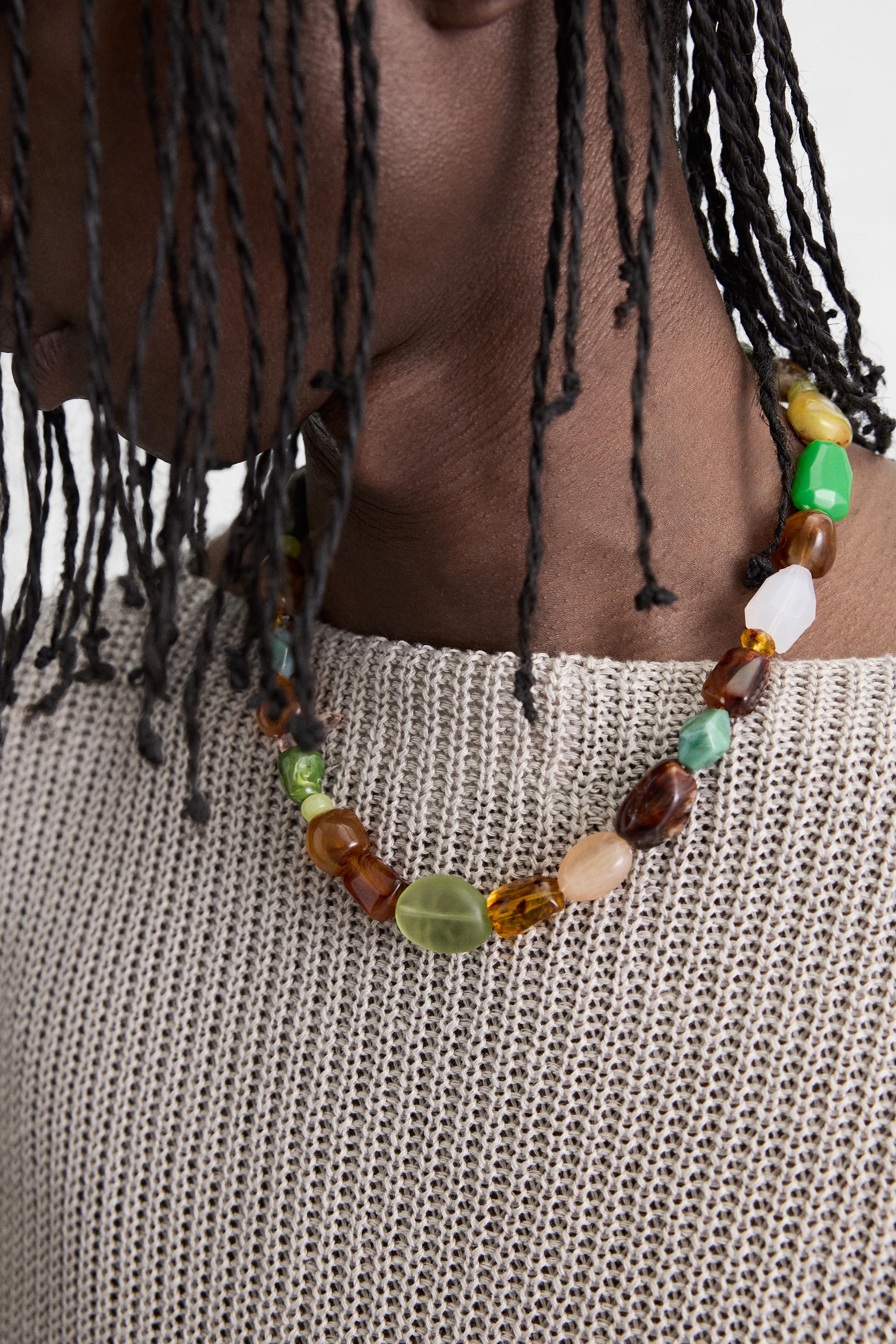 COLLIER FANTAISIE CONTRASTE