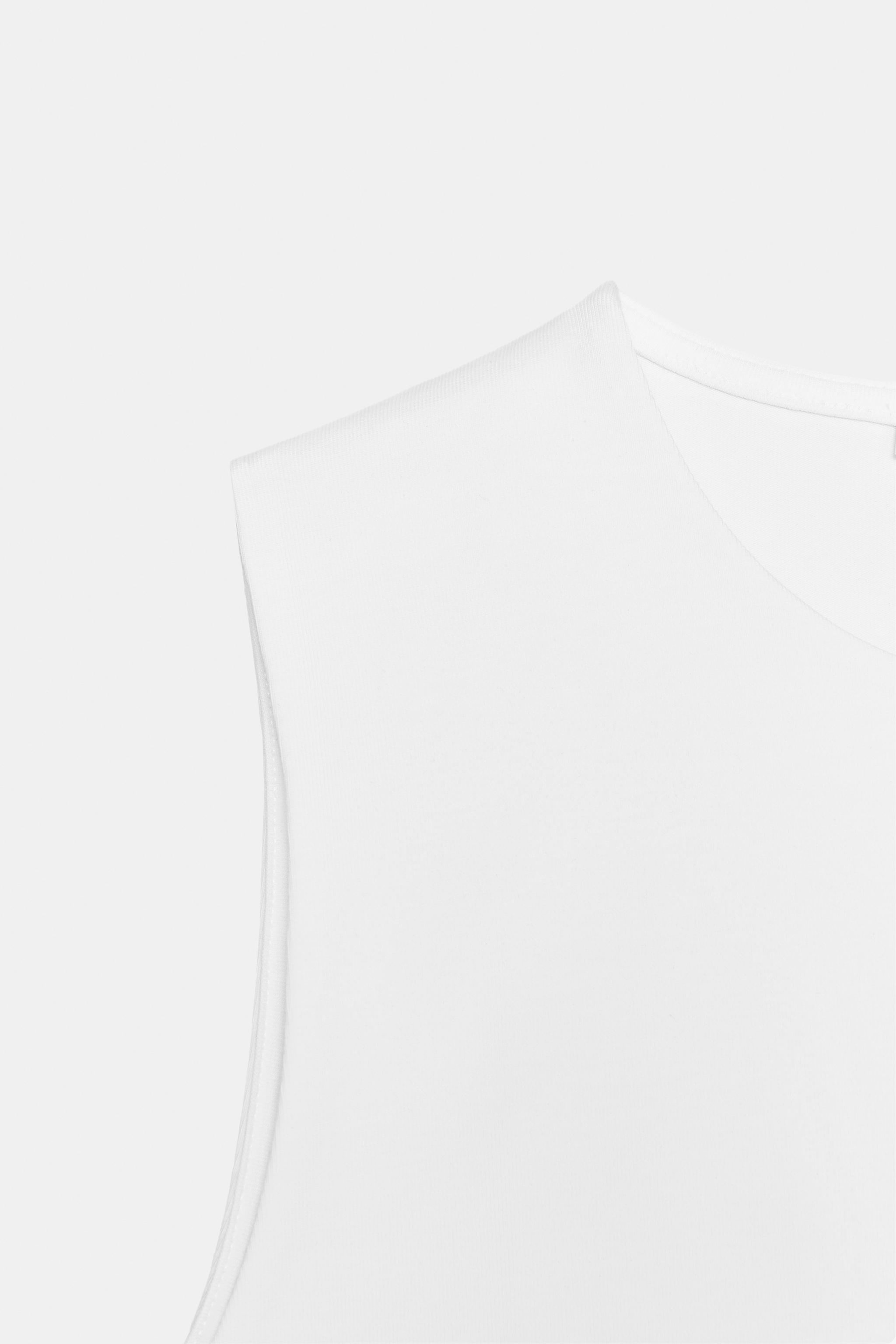 COTTON CROPPED TOP