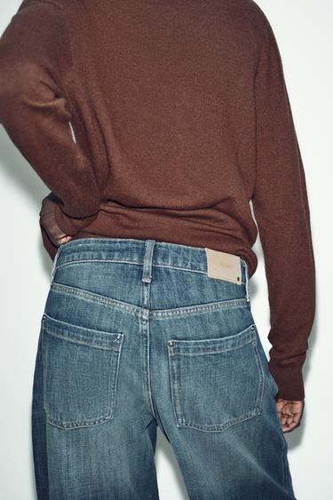 JEAN Z1975 DROIT TAILLE BASSE LONGUEUR MAXI - Bleu de Zara - Image 4