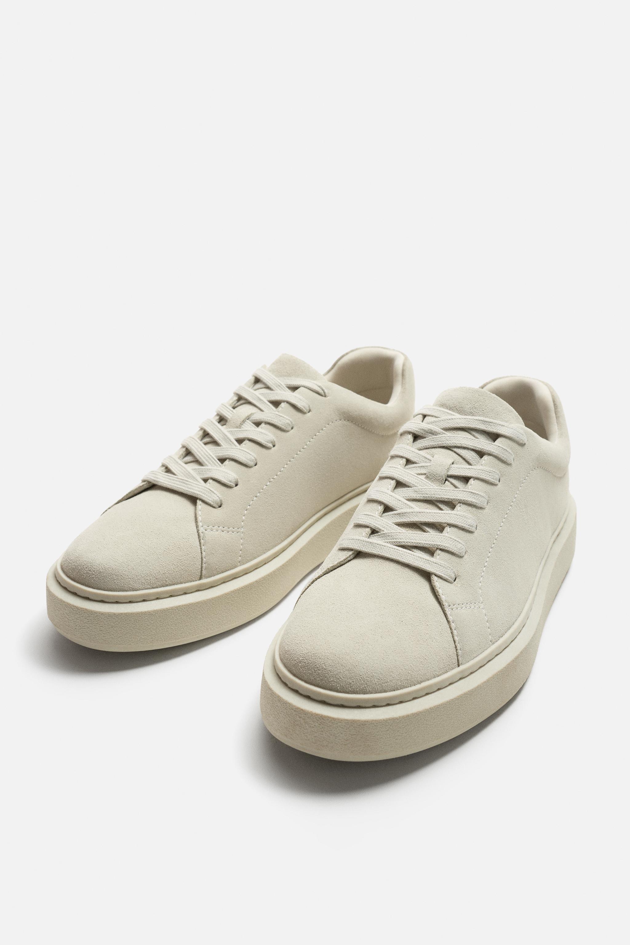 レザーチャンキースニーカー - グレー | ZARA Japan / 日本