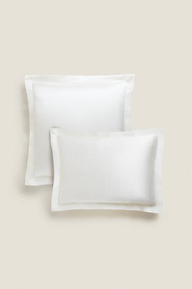 TAIE D’OREILLER PURE SOIE DE MÛRIER - Écru de Zara