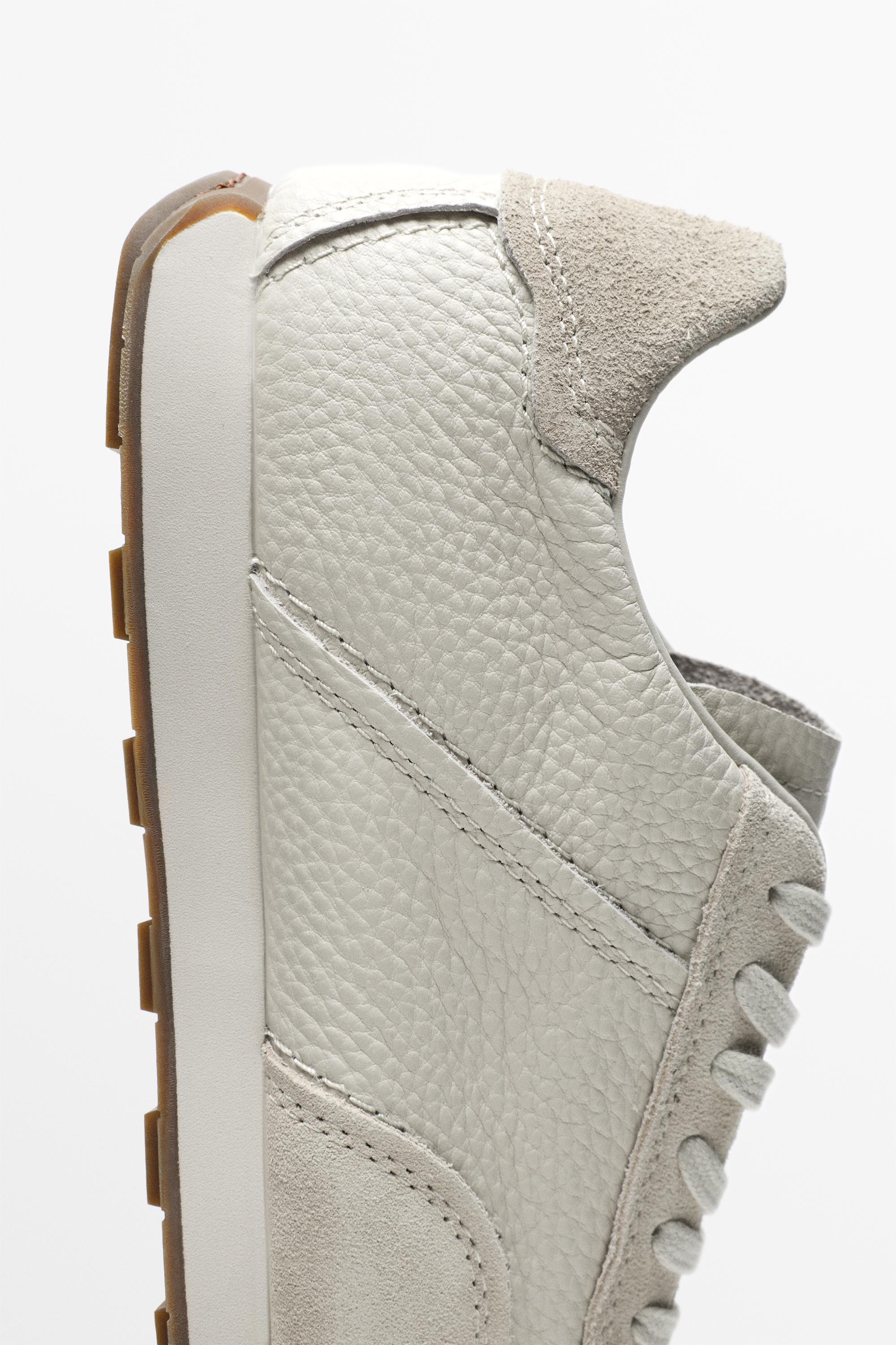 Basket cuir nappa foulonné