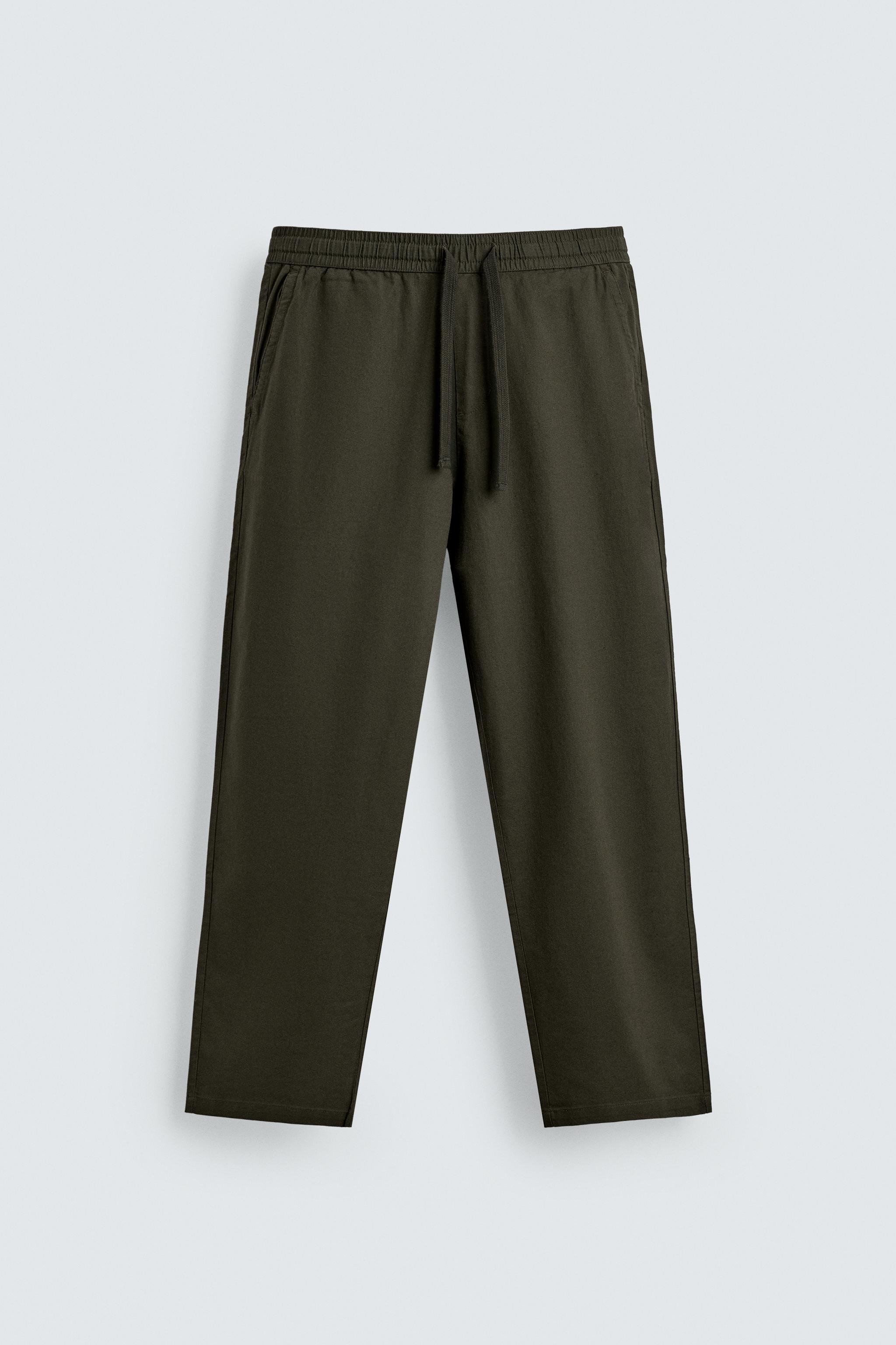 PANTALON COUPE DÉCONTRACTÉE COTON - LIN