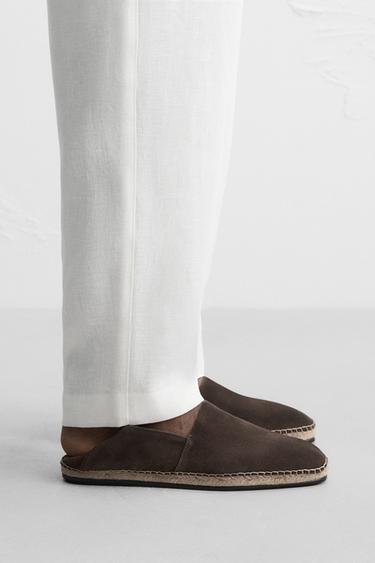 LEATHER ESPADRILLES LIMITED EDITION - Brown by Zara - Image 0