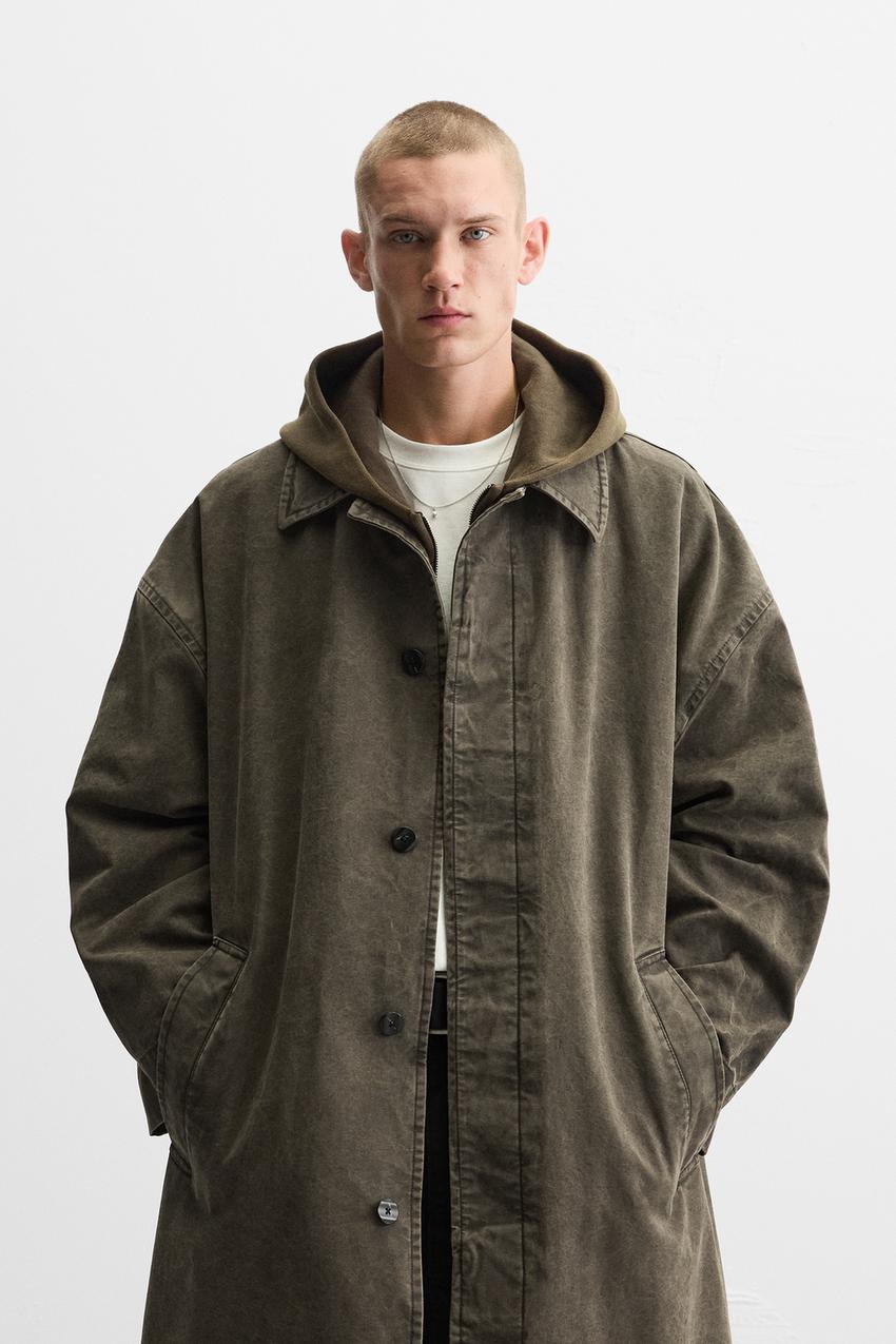 オーバーサイズ トレンチコート - LIMITED EDITION - ブラウン | ZARA  