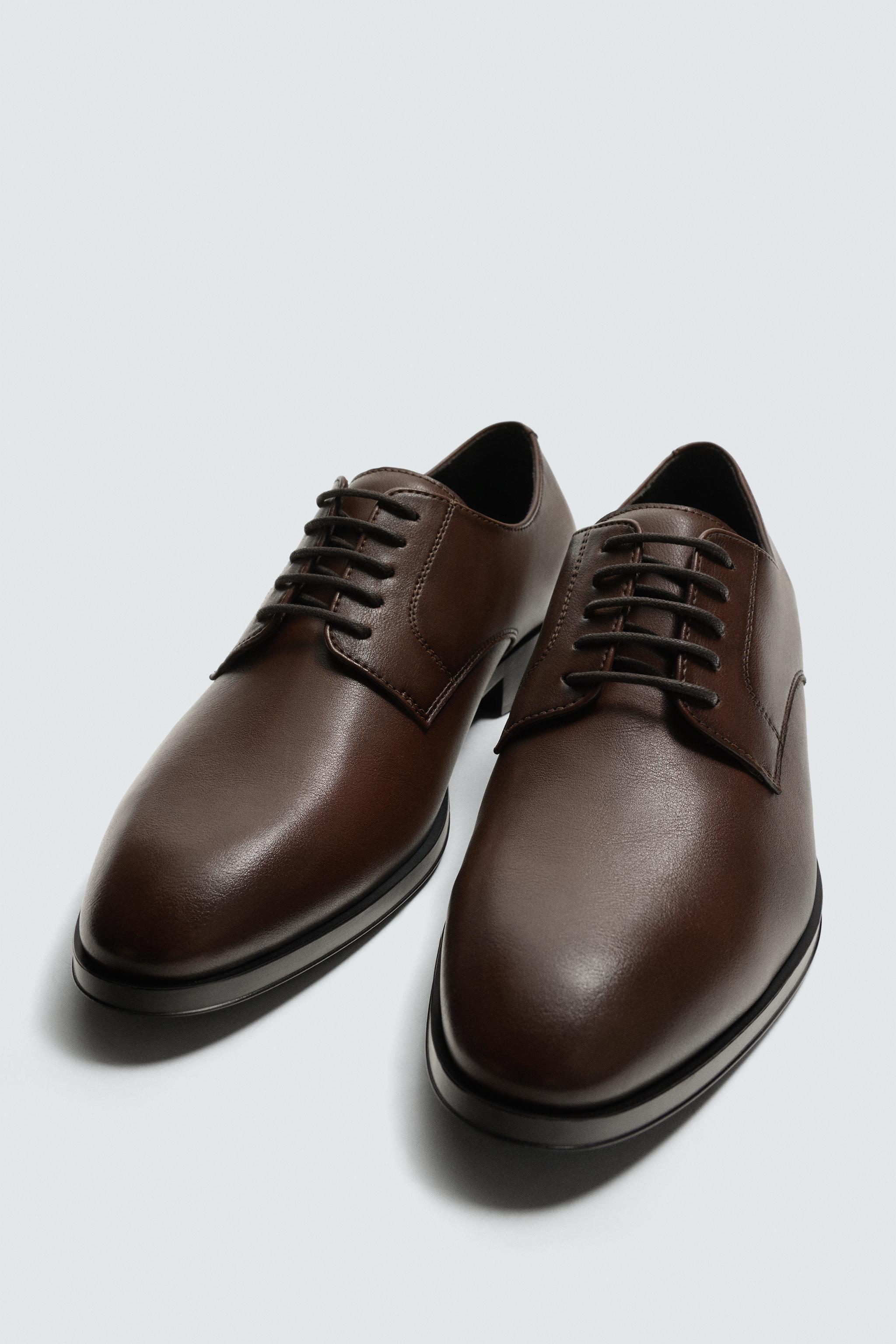Size US 10 Eur 43 Zara  Chocolate DressyShoes DRESS SHOES - Brown | ZARA United States main image 2