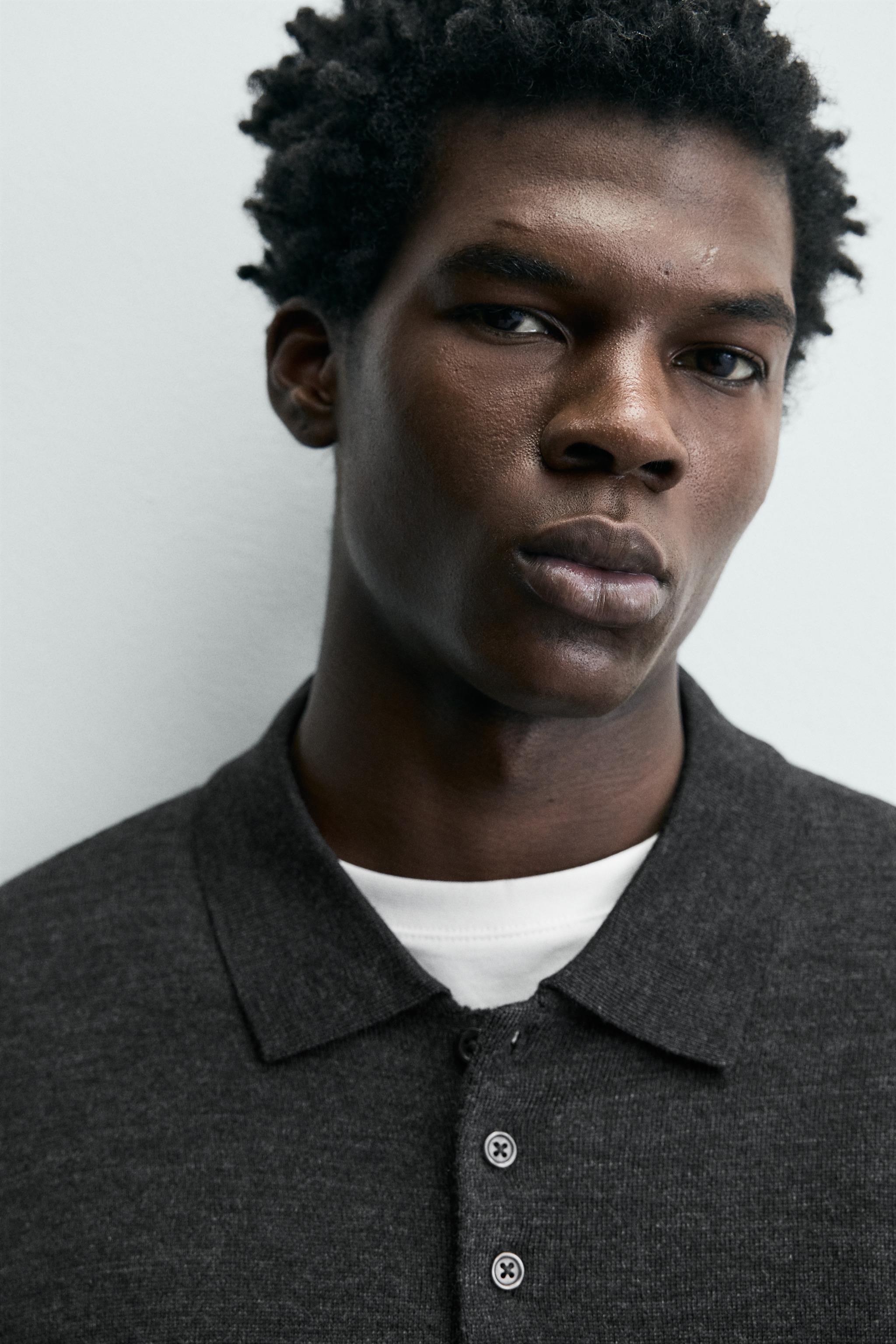 POLO EN MAILLE DE LAINE