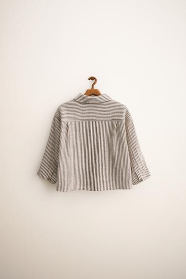 ZARA TIMELESS - STRIPED SHIRT - Ecru by Zara - Image 1