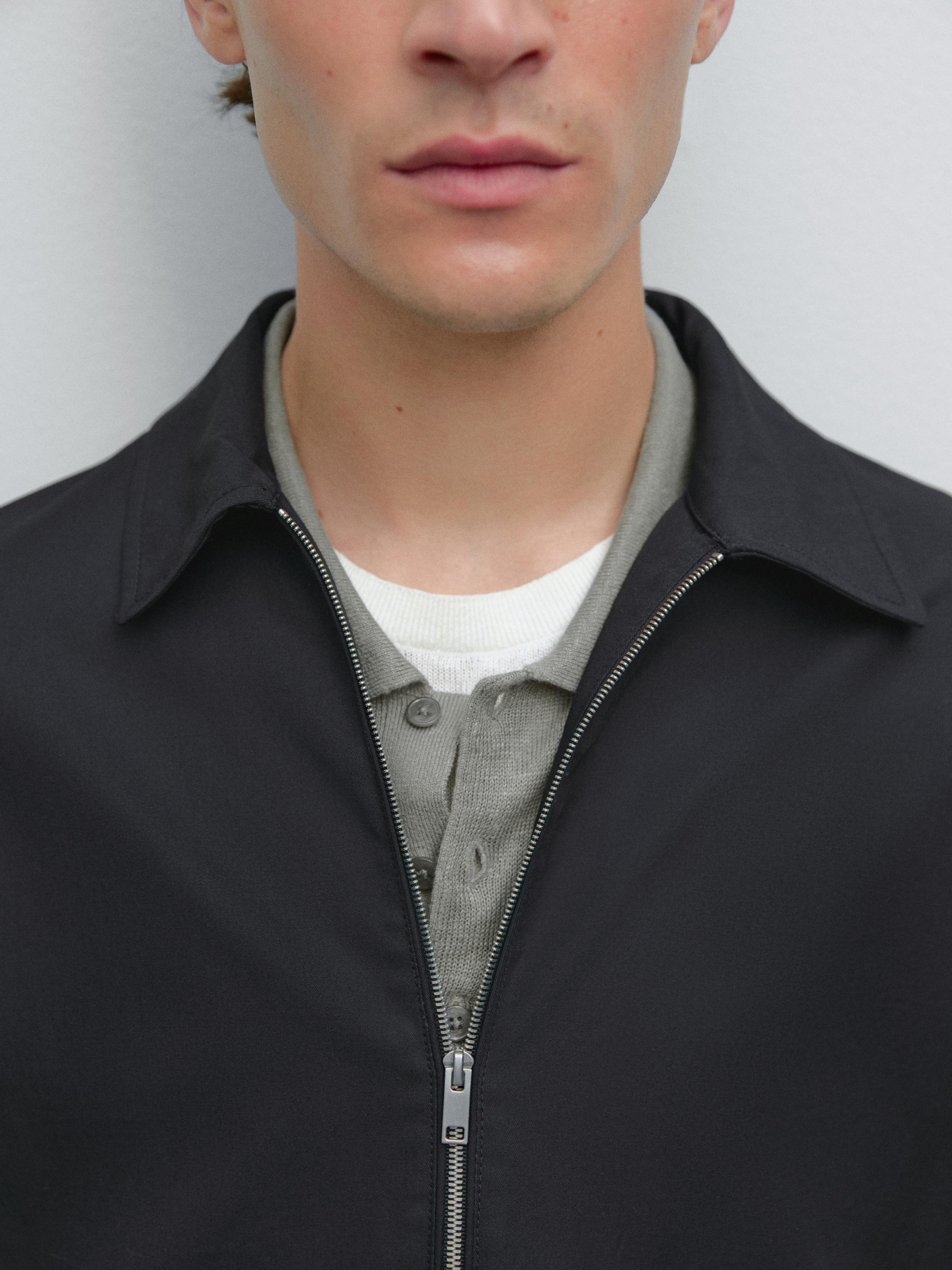 Water-repellent 100% cotton jacket