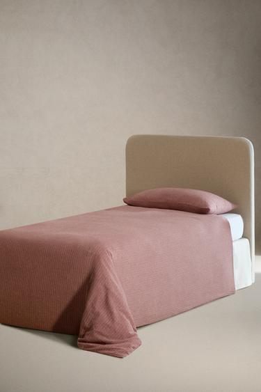 HOUSSE DE COUETTE ENFANT RAYURES NOËL - Rouge de Zara - Image 1