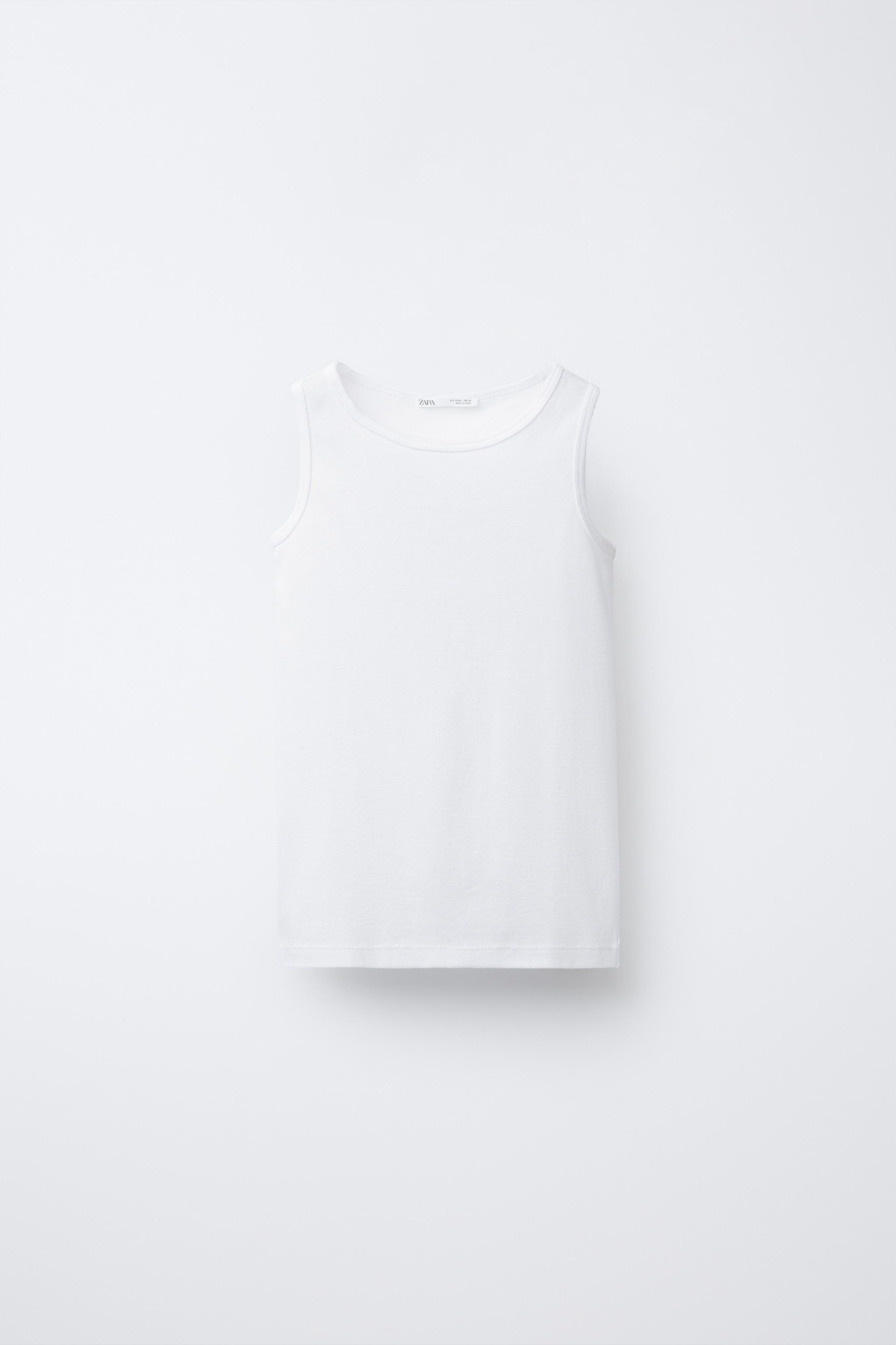 Детские футболки Zara TWO-PACK OF SLEEVELESS T-SHIRTS — фото 2