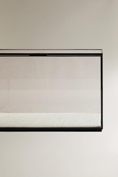 BOÎTE À BIJOUX CONTOUR MÉTAL NOIR - Noir de Zara - Image 3