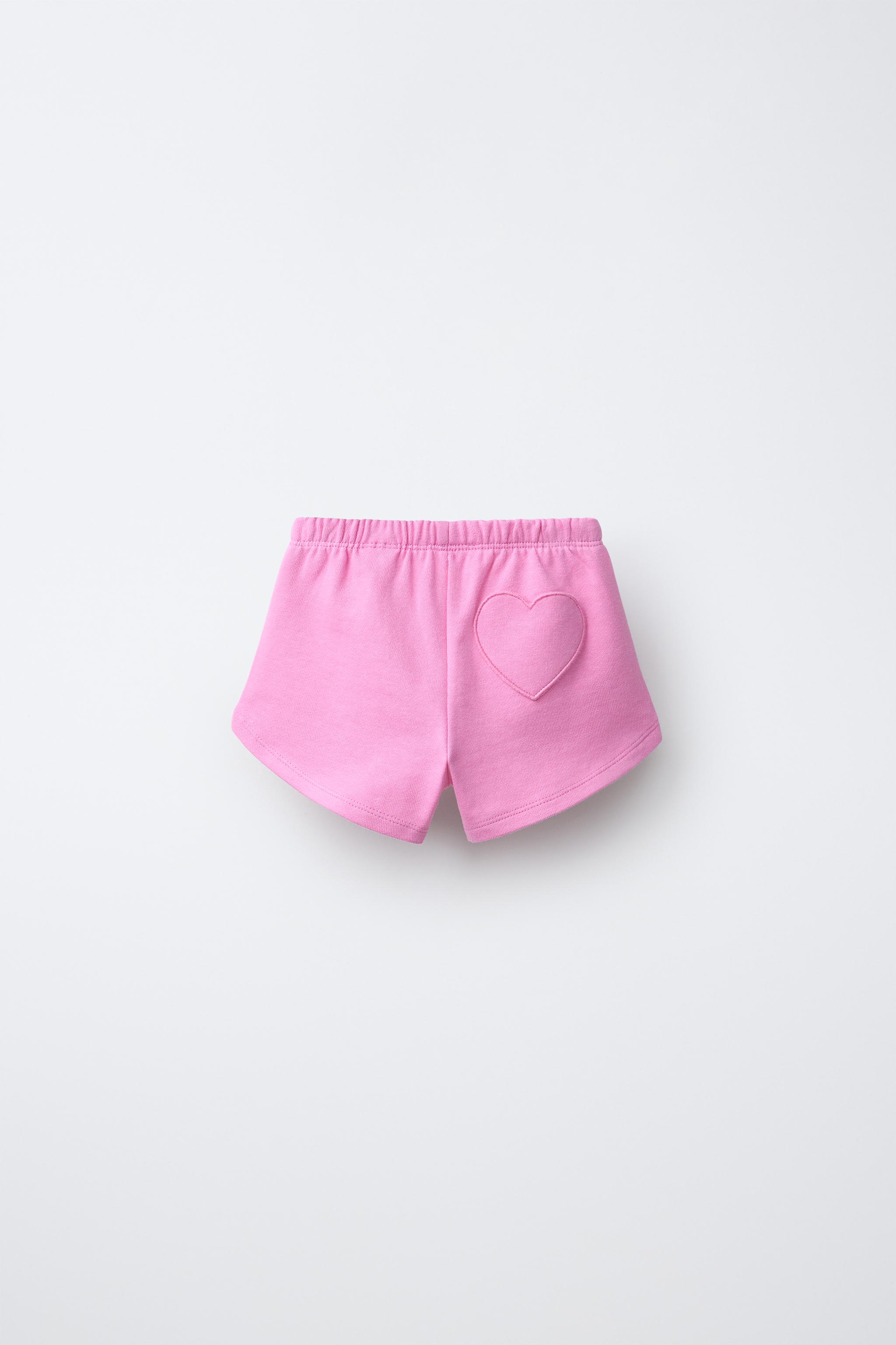 HEART POCKET SHORTS - Pink | ZARA United States