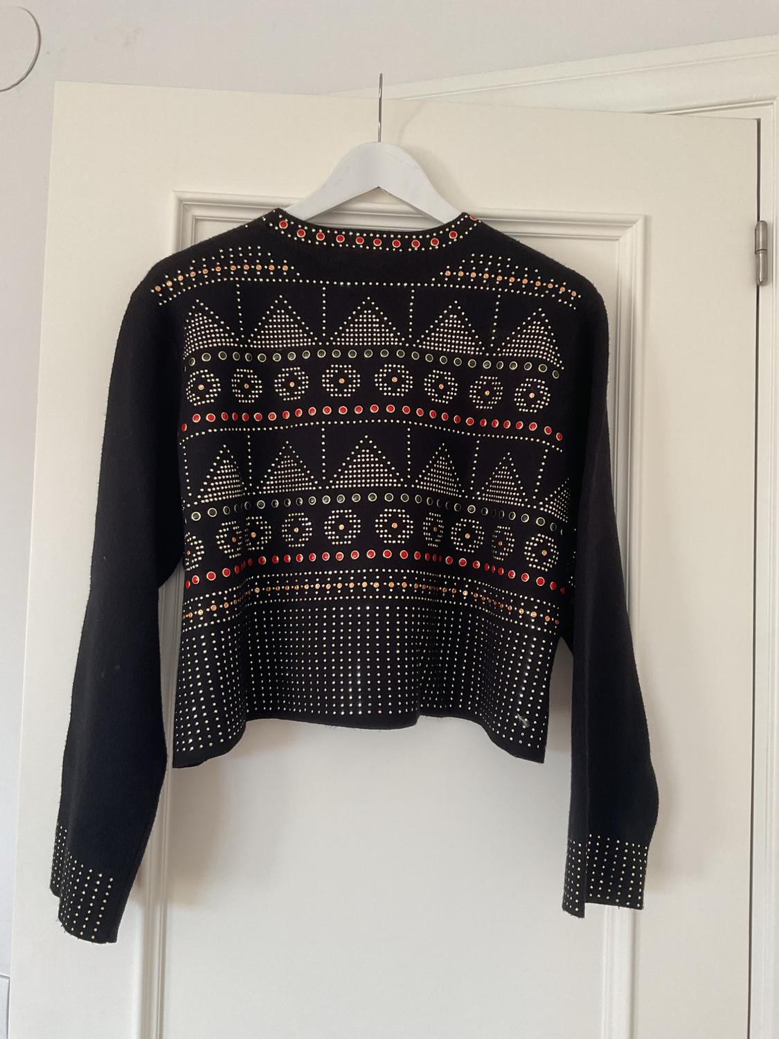 SWEATER WITH MULTICOLOURED APPLIQUÉS - Image 2