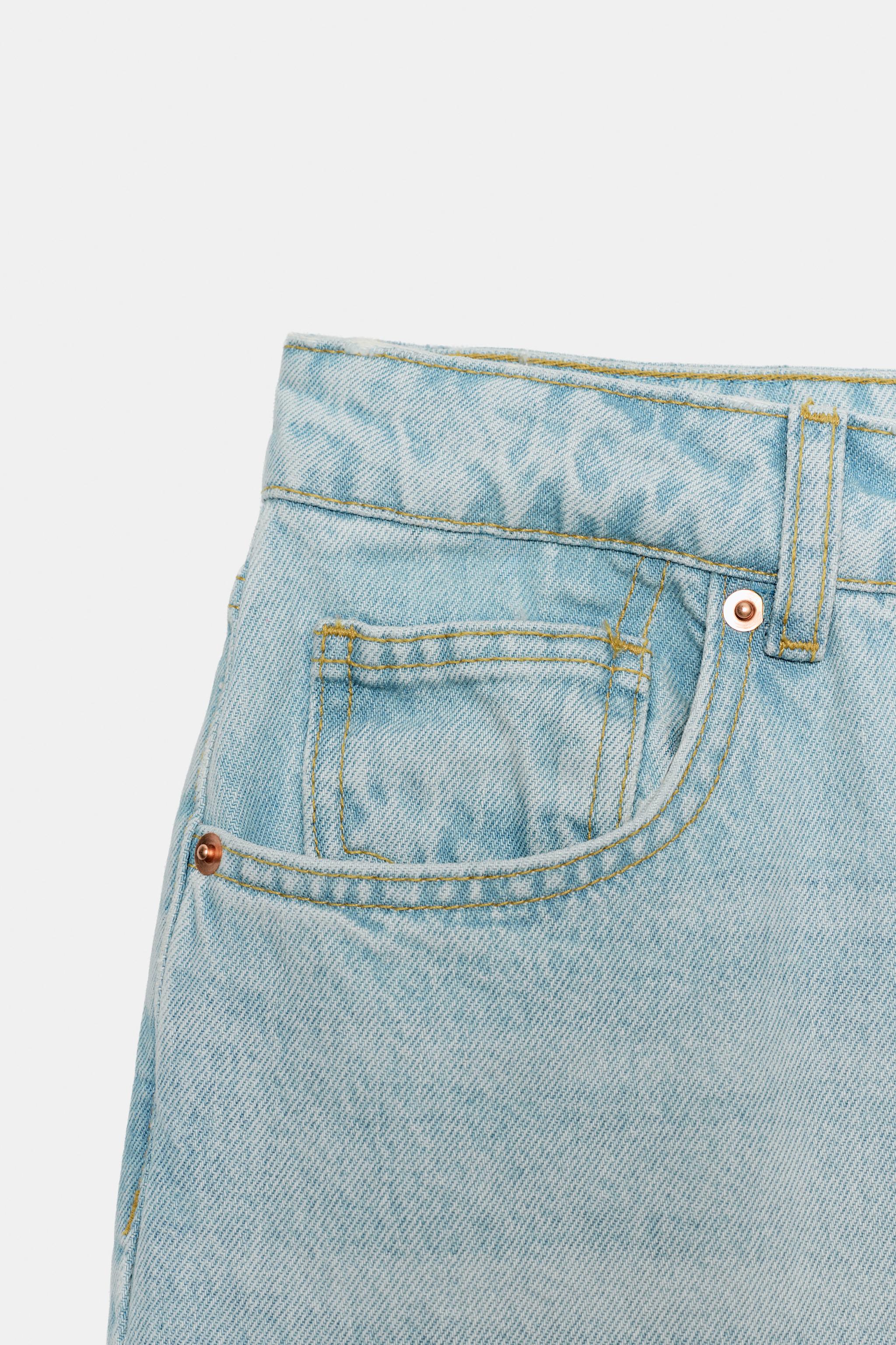 Женские шорты Zara Z1975 MID-RISE DENIM SHORTS — фото 8