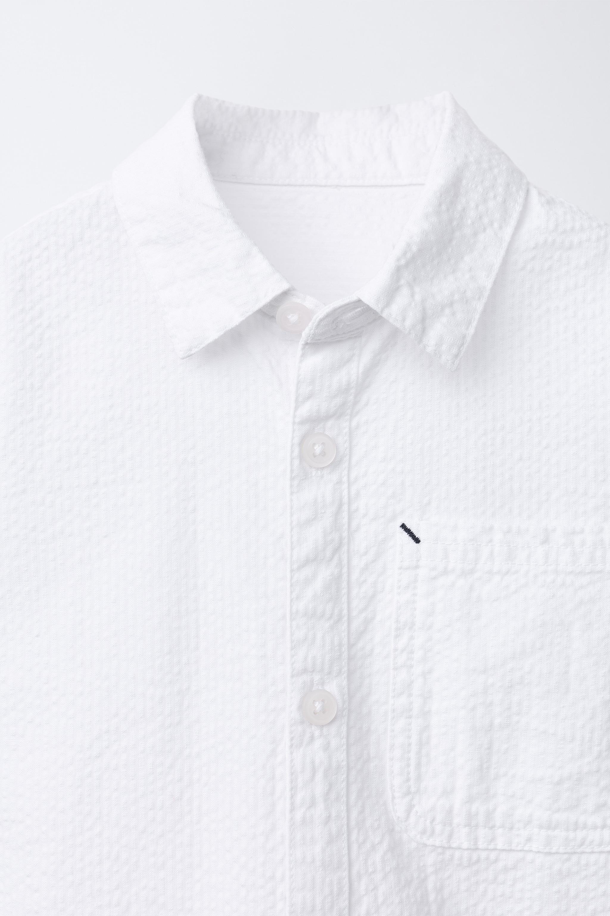 CHEMISE BASIQUE EN SEERSUCKER