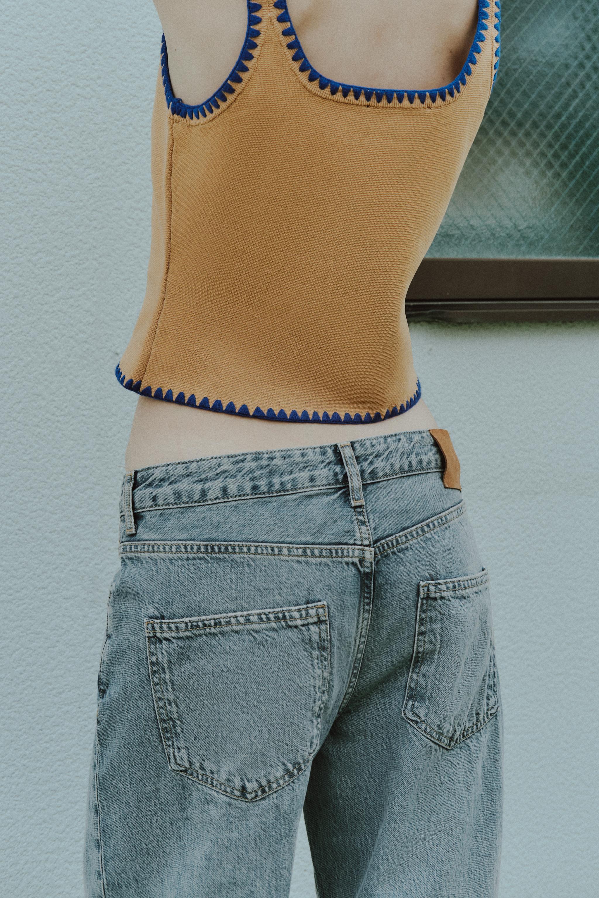♡ZARA ミッドライズ リボン　デニム♡ 𝓡 on X: 