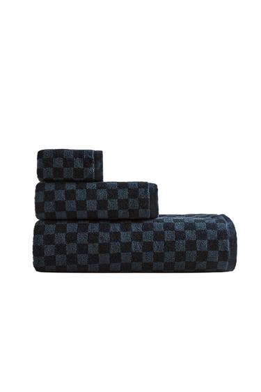 Zara CHEQUERED BATH TOWEL - 多色