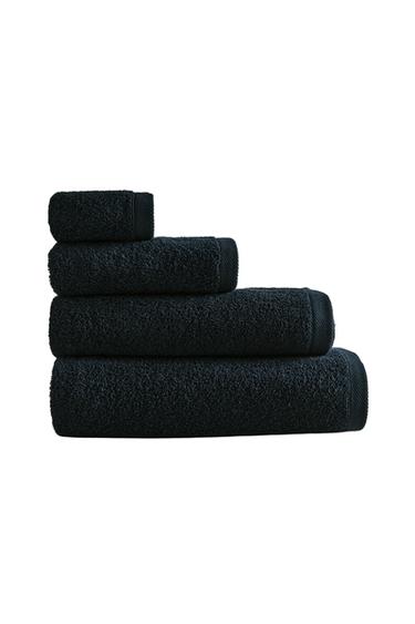 PLAIN COTTON TERRY BATH TOWEL (500 GXM²) - Navy blue by Zara