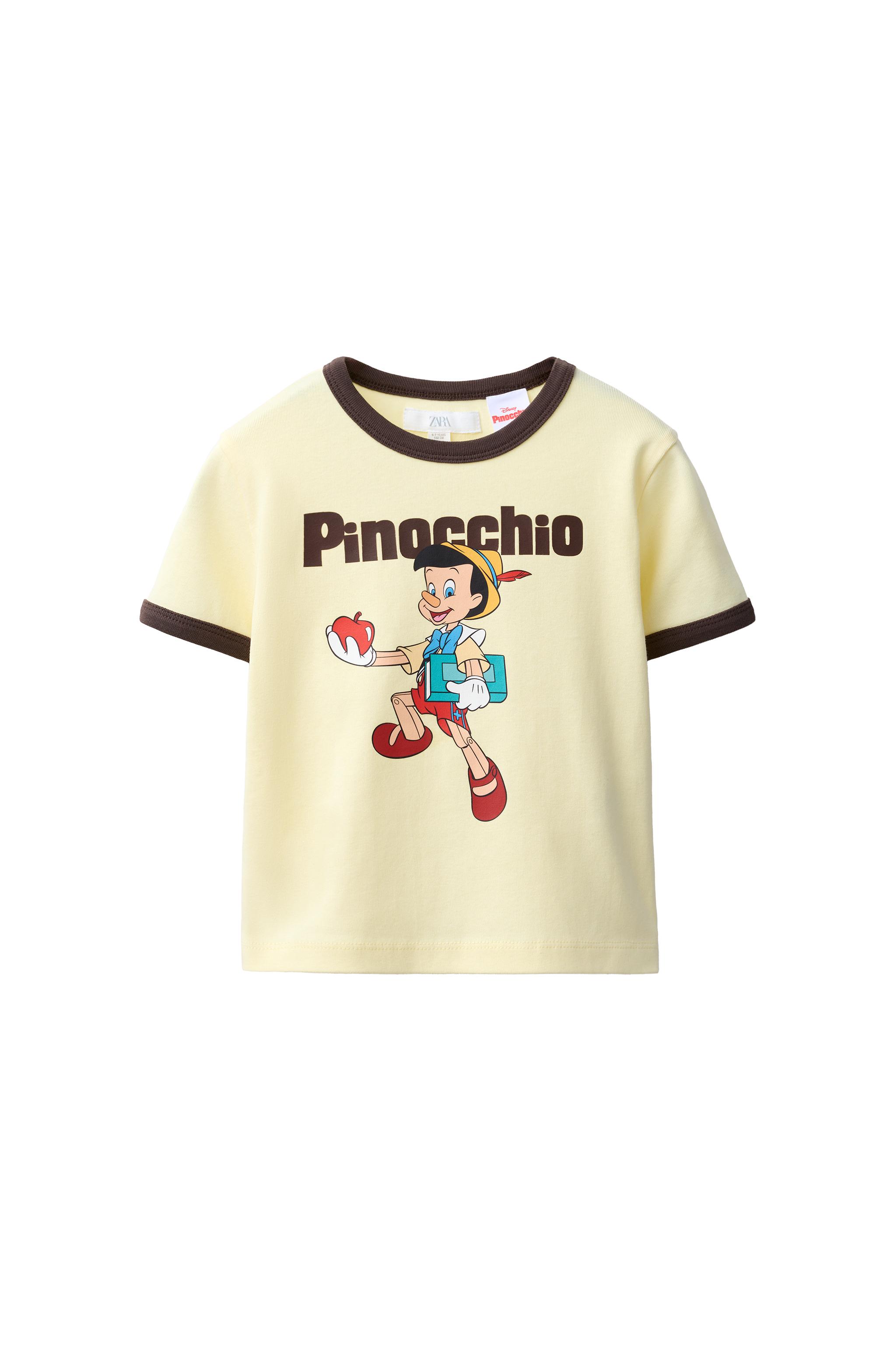 PINOCCHIO © DISNEY PRINT T-SHIRT - Vanilla | ZARA United States