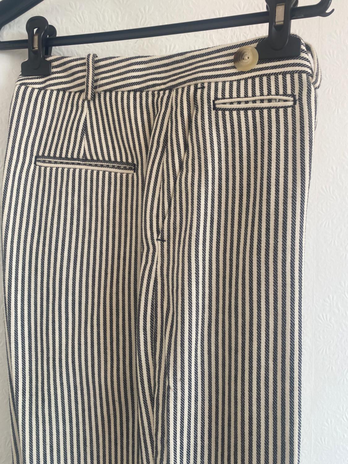 STRIPED NARROW TROUSERS - Image 2