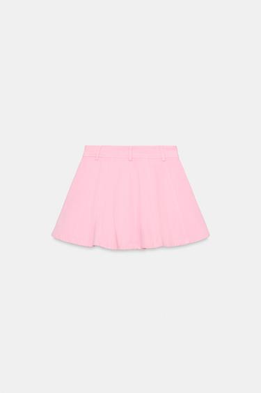 FLARED SKORT - Pink by Zara - Image 5