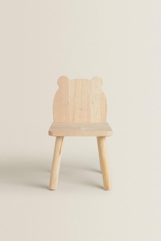 BEAR WOOD CHAIR - Light beige by Zara - Image 0