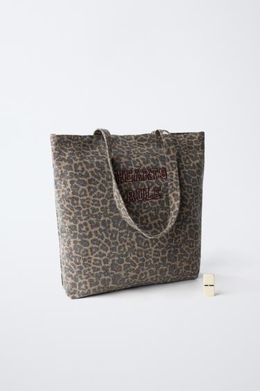 ANIMAL PRINT SHOPPER - Black by Zara - Image 5