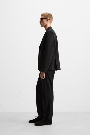 VESTE DE COSTUME CONFORT - Noir de Zara - Image 3