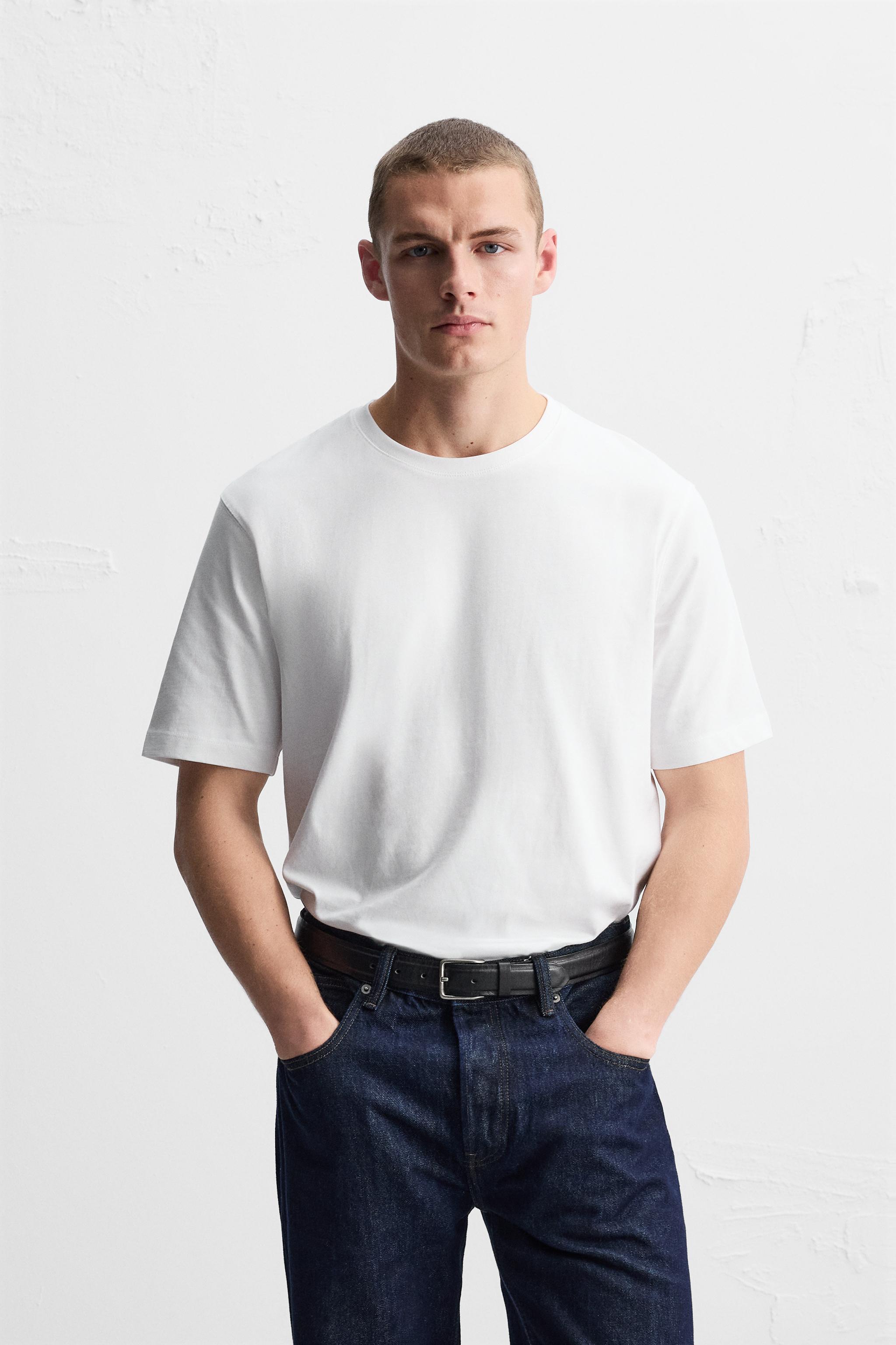 Basic t-shirt zara best sale